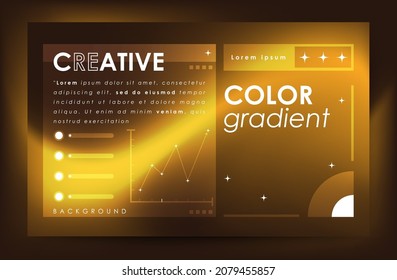 Shades of gold gradient background pattern