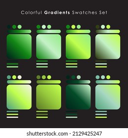 Shades of a green gradient background pattern