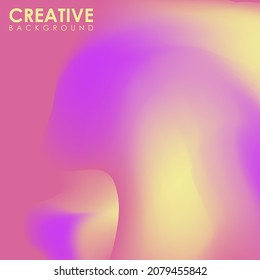 Shades of holographic. Futuristic holographic poster with gradient mesh.