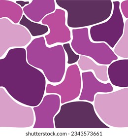 Shades of pink and purple camo animal print seamless pattern