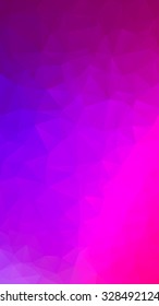 Shades of purple abstract polygonal geometric background -- low poly. Vector illustration