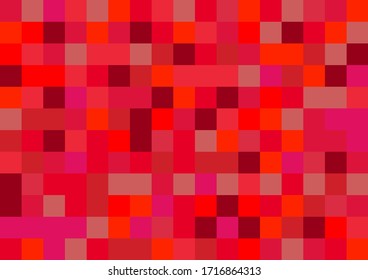 Shades of red random vector mosaic pattern, useful for art, backgrounds, wallpapers and wrapping papers, etc.