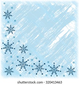 A shading background texture like frozen ice with snowflakes