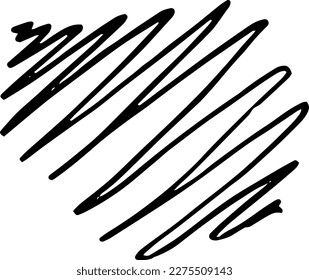 Shading rectangle. Doodle checkered rectangle.