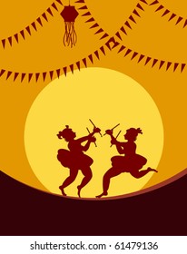 Shadow art graba dancer