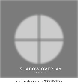 Superposición del fondo de sombra. Estilo minimalista EPS 10