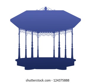 Shadow of the bandstand