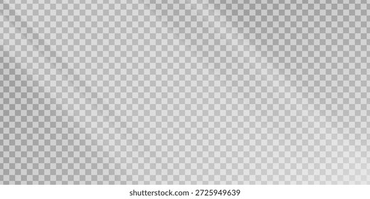 Sombra cega. Luz do sol da janela. Efeito de sobreposição. Sombra de jalousie transparente. Plano de fundo isolado. Cego de janela. Sombras de reflexão na parede. Sombra macia realista. Montagem de sombreamento horizontal. Vetor