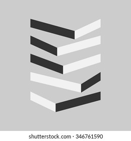 Shadow Books.Vector backgrounds.