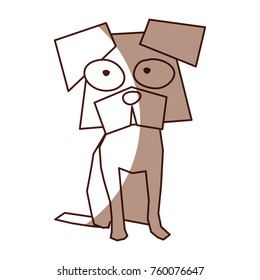 shadow brown funny doggy