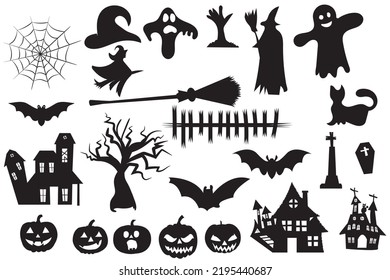 The shadow collection of ghosts decorate the website in the Halloween festival