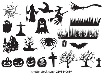 The shadow collection of ghosts decorate the website in the Halloween festival
