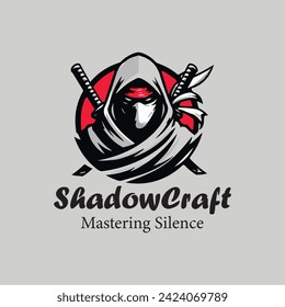 Shadow Craft ninja  vector logo