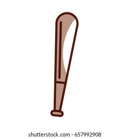 shadow cute baseball bat cartoon