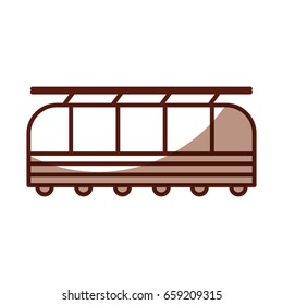 shadow cute train cartoon