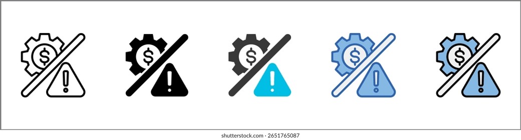Ilustração de vários estilos do pacote único da Shadow Economy