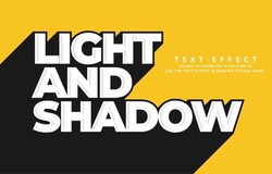 Shadow Editable Text Effect Template