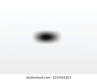 Shadow effect. Realistic blurred edges shadow of isolated template. Oval drop shadow for any vector objects