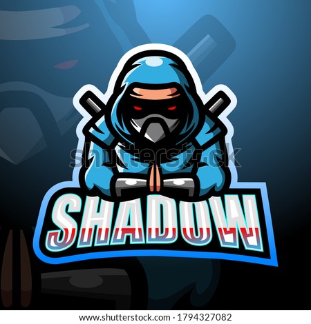 Shadow esport mascot logo design