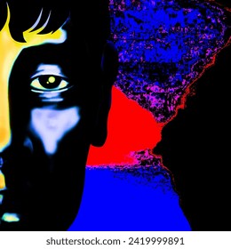 Shadow of the floor and light. for background, cover, poster, magazine, illustration.