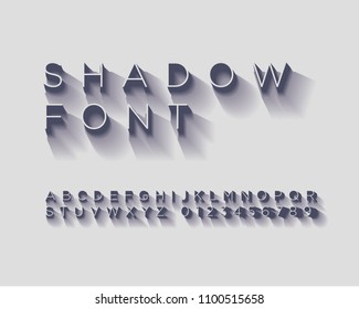 Shadow Font Set