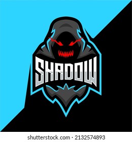 Shadow gaming E sport logo. E sport logo.