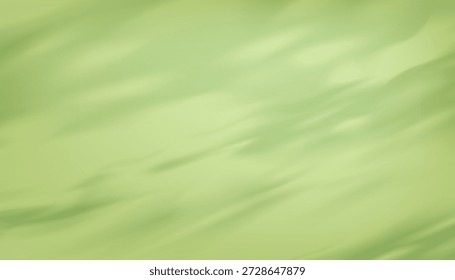Sombra de fondo de hoja verde. Luz de naturaleza mínima en la pared. Planta tropical estética en textura de superficie abstracta, luz del sol para la primavera, diseño de verano. Modelo simple de la silueta del follaje de la rama