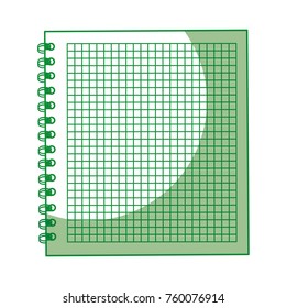 shadow green notebook cartoon