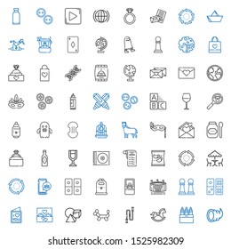 shadow icons set. Collection of shadow with cornucopia, markers, horse, jumping rope, balloon modelling, cubes, wedding ring, love letter. Editable and scalable shadow icons.
