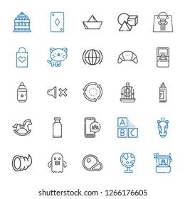 shadow icons set. Collection of shadow with ring, globe, steaks, ghost, cornucopia, horse, cubes, social media, products, marker, bird cage. Editable and scalable shadow icons.