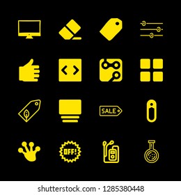 shadow icons set with hand silhouette of a man, off label and frog paw shape vector set