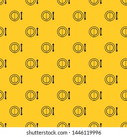 Shadow kit with applicator pattern seamless vector repeat geometric yellow for any design