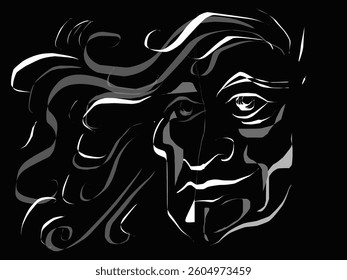 Shadow and Light: The contrast symbolize the interplay between light and darkness, good and evil, or the conscious and unconscious mind.