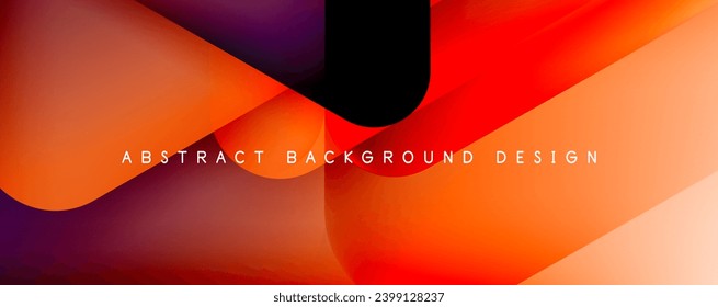 Shadow and Light Triangle Background. Dynamic Geometric Template. Glass Transparent Triangles