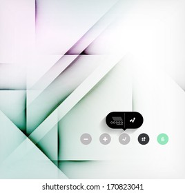 Shadow lines abstract design for infographics | business background | banners | business techno icon