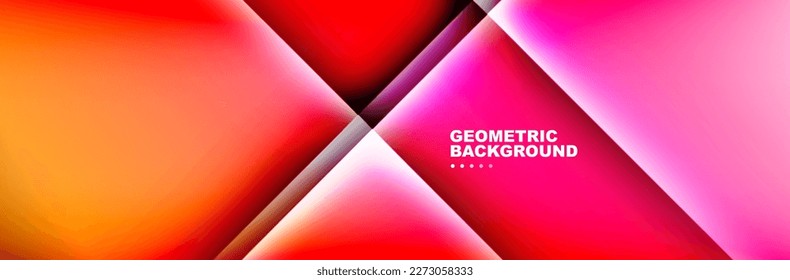 Shadow lines on gradient geometric abstract background. Vector Illustration For Wallpaper, Banner, Background, Card, Book Illustration, landing page