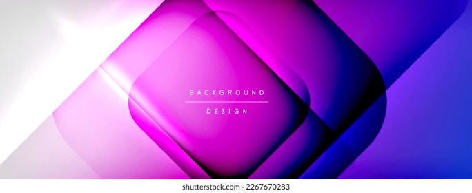 Shadow lines vector techno banner and light effects. Techno Illustration For Wallpaper, Banner, Background, Card, Book Illustration, landing page