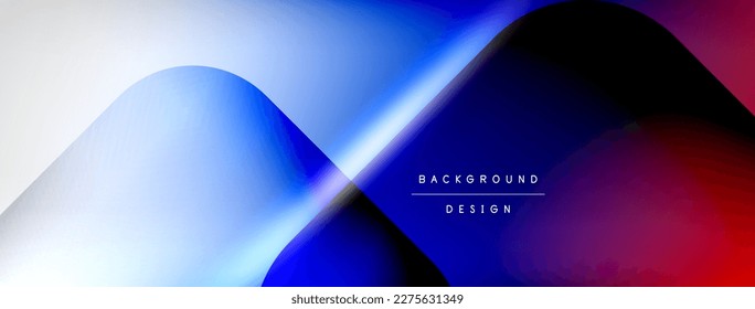 Shadow lines vector techno banner and light effects. Techno Illustration For Wallpaper, Banner, Background, Card, Book Illustration, landing page