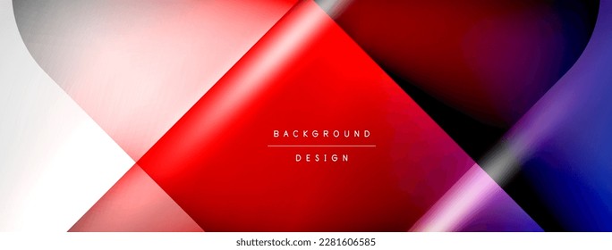 Shadow lines vector techno banner and light effects. Techno Illustration For Wallpaper, Banner, Background, Card, Book Illustration, landing page