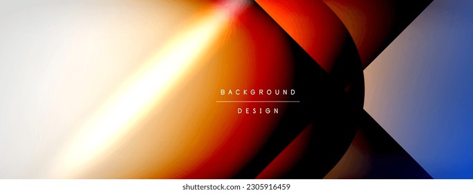 Shadow lines vector techno banner and light effects. Techno Illustration For Wallpaper, Banner, Background, Card, Book Illustration, landing page