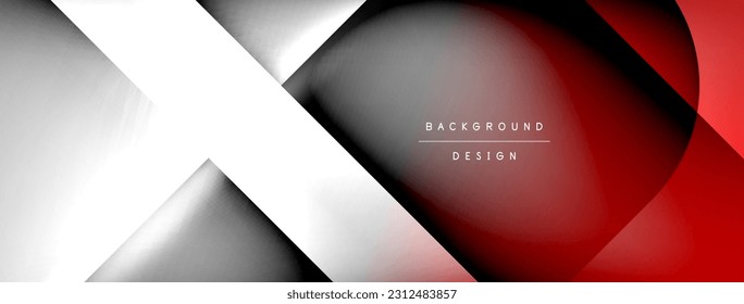 Shadow lines vector techno banner and light effects. Techno Illustration For Wallpaper, Banner, Background, Card, Book Illustration, landing page