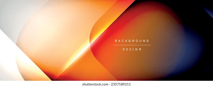 Shadow lines vector techno banner and light effects. Techno Illustration For Wallpaper, Banner, Background, Card, Book Illustration, landing page