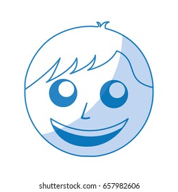 shadow man face cartoon