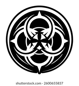Shadow manipulation icon in glyph style