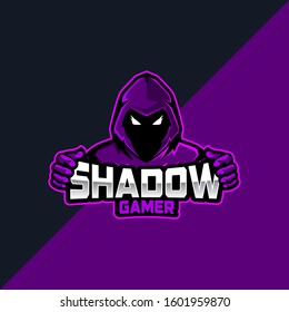 Shadow Mascot Logo for Gaming, Stream Channel or Community