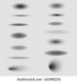 Shadow On Transparent Background Gradient Mesh, Vector Illustration