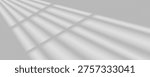 Shadow overlay effect. Reflecting light from window isolated on transparent background Shade jalousie. Reflected shadow on wall. Reflect sun from blind for design mockup.Vector