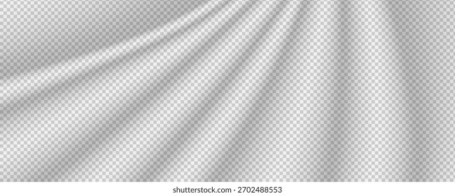 Efeito de sobreposição de sombra. Luz refletora da janela isolada sobre fundo transparente. Explosão solar. Shade Jalousie. Sombra refletida na parede. Refletir o sol do cego para a maquete de design.Vetor