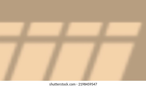 Shadow overlay effect. the soft reflection of the window light on the wall. eps10 illustration vector background