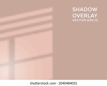 fondo de simulación de superposición de sombra para el producto de plantilla de logotipo